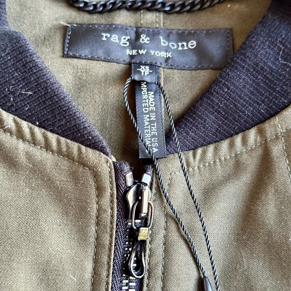 π HOST PICK πNWT Rag & Bone unisex pilot olive green jacket - Picture 4 of 8